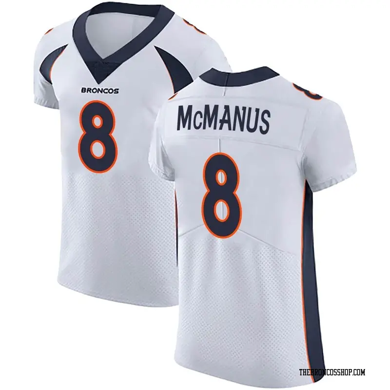 Men's Denver Broncos Brandon McManus White Elite Vapor Untouchable Jersey