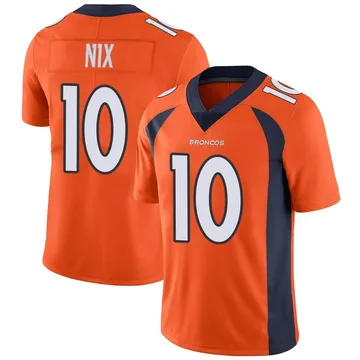 Youth Denver Broncos Bo Nix Orange Limited Team Color Vapor Untouchable Jersey By Nike