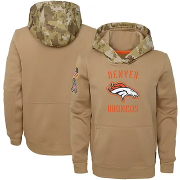 nike denver broncos salute to service ko pullover performance hoodie