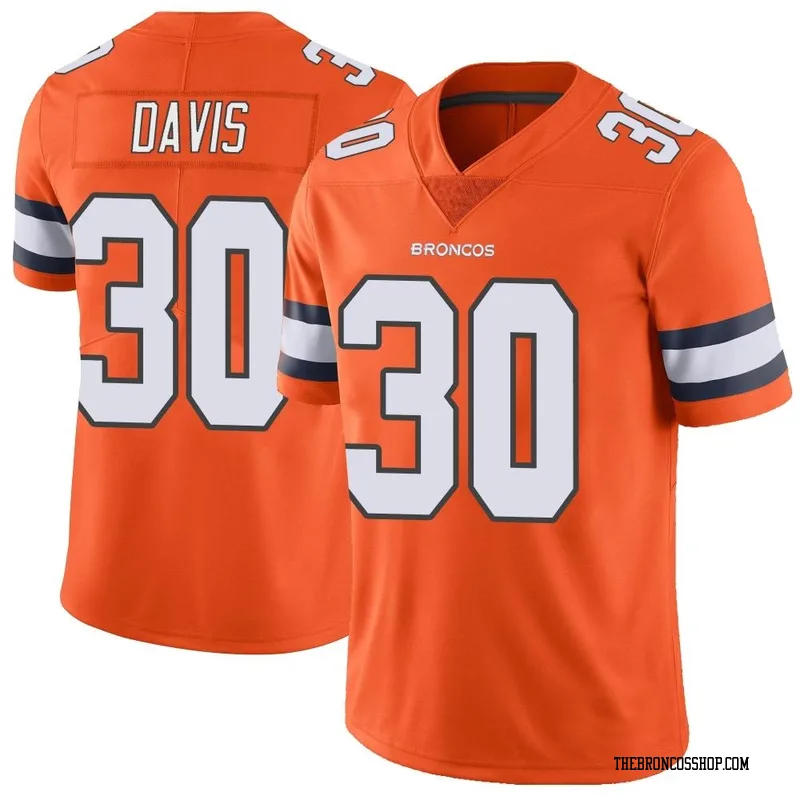 Youth Denver Broncos Terrell Davis Orange Limited Color